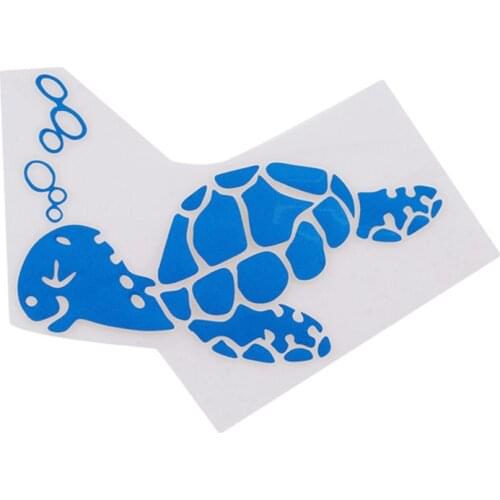 Sea Turtles Car Blue Decal Stickers Car Window Bumper Body Decal Sticker Universal Car Styling Decorations