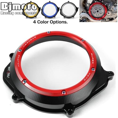 Motorcycle Engine CNC Racing Clear Clutch Cover Protector Guard For Honda CRF450R 2009 2010 2011 2012 2013 2014 2015 2016