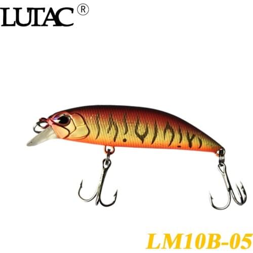 LUTAC Sinking 60mm 8.1g Jerkbait Minnow 5color crank wobbler lures quality hook Outdoor Fishing Tackle