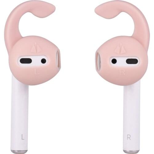 Silicone Apple Airpods Case Wireless Bluetooth Headset Cover Non-slip Ear Caps Storage Box
