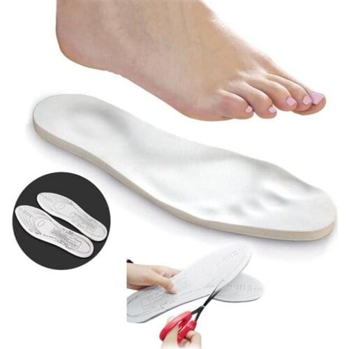 A Pair/SET Men Women Memory Foam Shoe Pad Insoles Universal Antibacterial Foot Care Pain Relief Cushions Pad Insoles Hot Sale