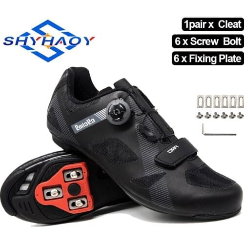 Mens Womens Road Bike Cycling Shoes with Compatible Cleat Peloton Shoe with SPD and Delta for Men Women Lock Pedal Bike Shoes