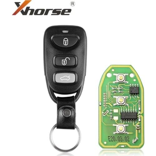Xhorse XKHY01EN Universal Remote Key Fob 4 Button for Hyundai Type for VVDI Key Tool 10Pcs/lot