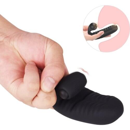 Finger Cots Vibrator G-spot Vaginal Stimulator Clitoris Massager Female Masturbation Tool Sex Machine Pussy Adult Toy for Couple