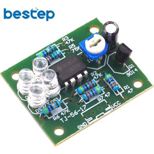 LM358 Breathing Light Parts Electronic DIY Fun Making Kit Blue Flashing Lamp Electronic Production Suite