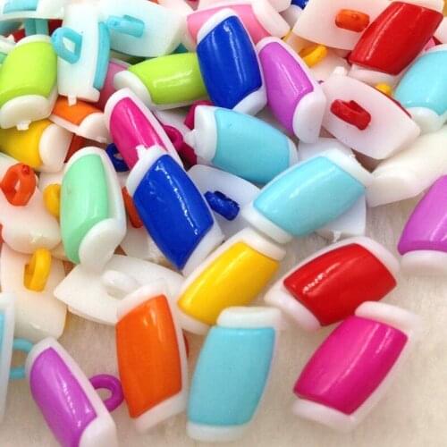 100 pcs Plastic Button Candy backhole buttons sewing/appliques/craft PT109