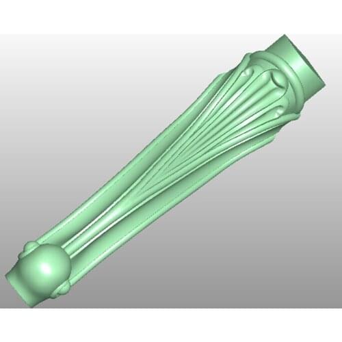 3D model STL format file for cnc router engraving furniture sofa cabinet chair leg pattern Artcam 680