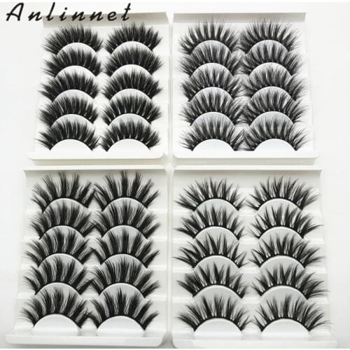 3D false eyelashes natural thick / extended eyelashes small bunches of eyelashes makeup beauty / hairdressing tools