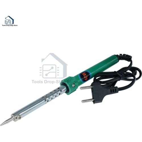 40W 220V-240V Electric Solder Iron Portable Weld Tools Fast Heat up Temperature Pencil Tips Repair Tool Pencil Type EU Plug