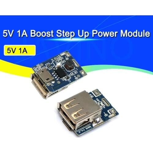 5V 1A Step Up Power Supply Boost Converter Module Lithium Battery Charging Protection Board LED Display MICRO USB Charger DIY
