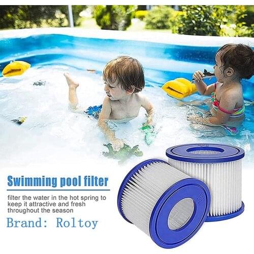 6Pcs Pool Filter,for Bestway Spa Filter Pump Cartridge Type VI,Hot Tub Filters for Lay-Z-Spa,for Coleman SaluSpa Filters