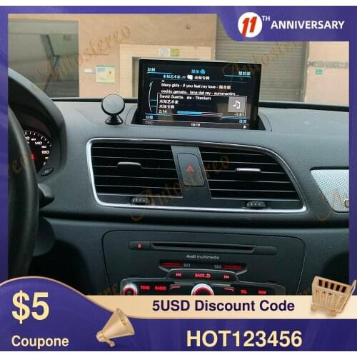 Android 10.0 8G RAM 128 For Audi Q3 2012-2019 Radio Car GPS Navigation Radio Tape Multimedia Player HeadUnit Auto Stereo Carplay