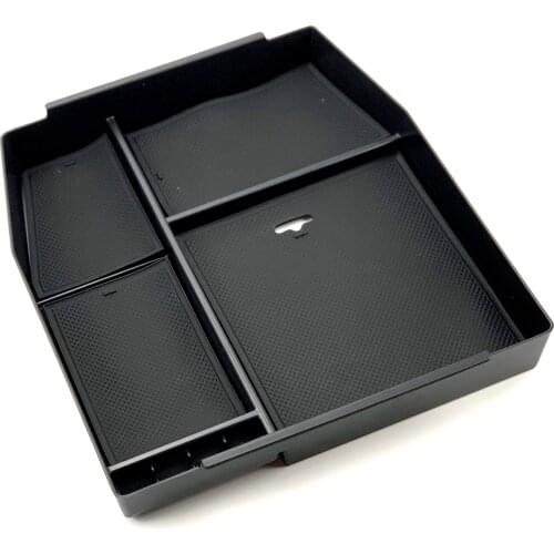 Ladysmtop Car Styling Central Armrest Storage Box Phone Holder Glove trays pallet Case For RAPTOR 2014-2020,Auto Accessories