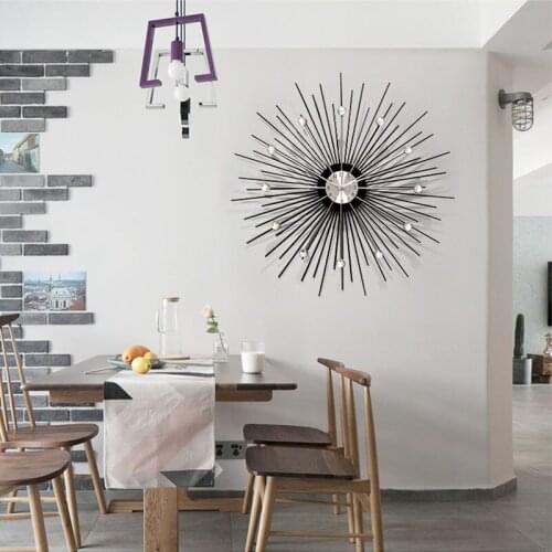Large Wall Clock 60Cm 70Cm Living Room Modern Design Big Watch 3D Kitchen Digital 3D Real Big Wall Clock Quartz Fashion Creative