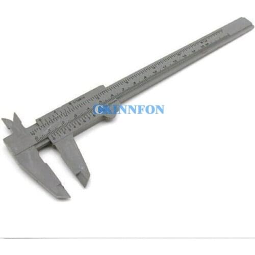 DHL 500PCS 0-150MM Plastic Vernier Caliper Microme ter Guage Daily Tool