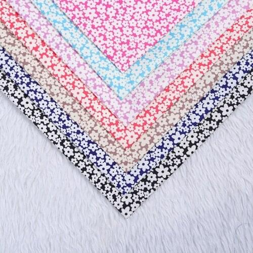 100*150cm Floral Printed Fabric Apron Sleeves DIY Sewing Material By Meter Tablecloths Home Decoration Cloth