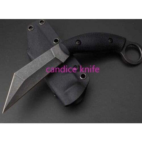 Geometry Tanto Karambit Claw Knife DC53 Blade G10 Handle Tactical Pocket Fixed Blade Knife Hunting Fishing EDC Survival Tool