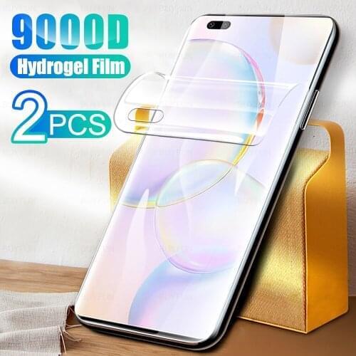 2Pcs Full Cover Soft Hydrogel Film For Huawei Honor 50 Pro Screen Protection For Wuawei Xonor 50Pro 50SE SE Protector Not Glass