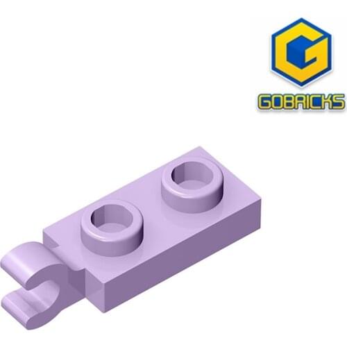 [Gobricks] GDS-817 (No.63868)PLATE 2X1 W/HOLDER VERTICAL - 1x2 Single side longitudinal clamp plate