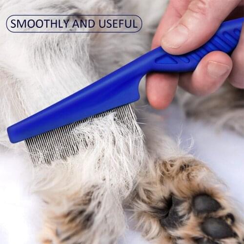 Pet Lice Combs Dog Grooming Flea Comb Cat Tear Stain Comb for Removal Dandruff Hair Stain Cat Flea Treatment Flea Prevention
