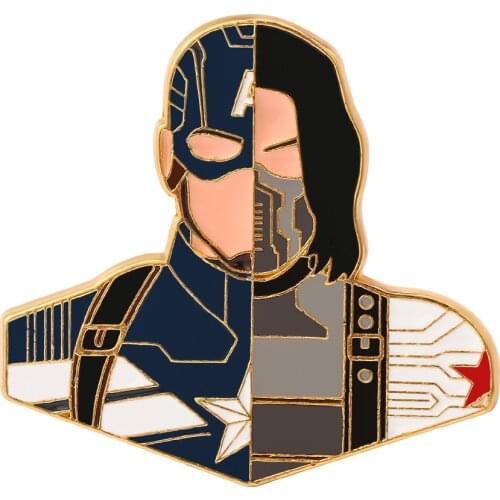 LT888 Movie Enamel Pins Custom Brooches Lapel Badge Jewelry For Backpack Decoration Friends Kids Gift Accessories