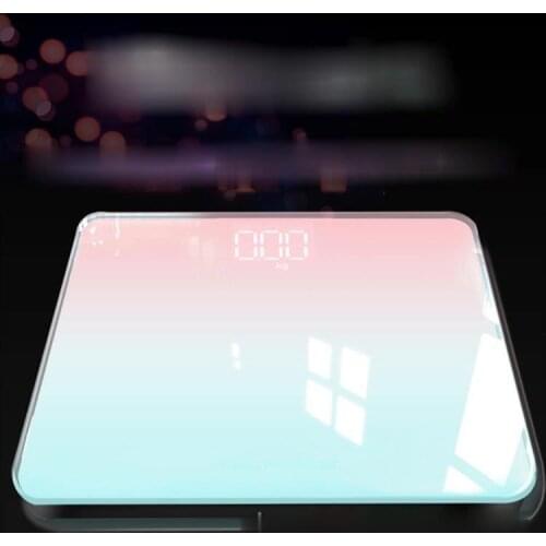 New Multi-function Gradient Weight Digital Scale Ground Intelligent Scale Weighing LED Fashion Bathroom Electronic Scale
