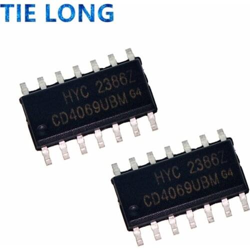 10PCS CD4069UBM SOP-14 CD4069 CD4069BM 4069 SOP14 SMD New and Original IC Chipset