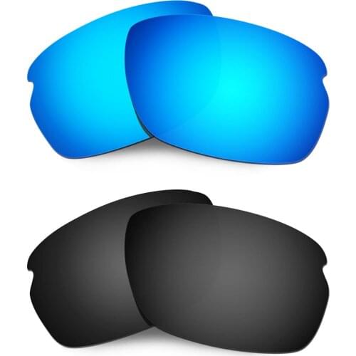 HKUCO Polarized Replacement Lenses For Carbon Shift Sunglasses Blue/Black 2 Pairs