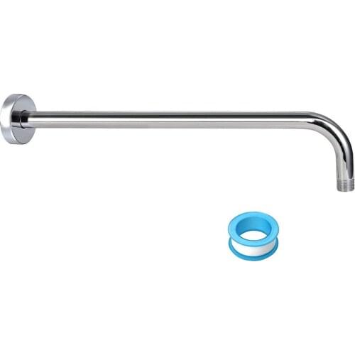 All Metal High Quality 16 Inches Long Shower Arms Stainless Steel Bathroom Fixture Shower Parts