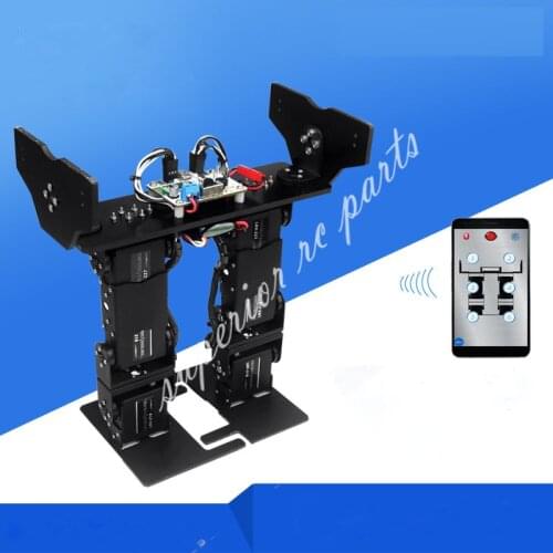 LOBOT 6 DOF Biped Walking Humanoid Robot Servo Bracket Mechanical Arm Entry-level Gaming Educational LS-6B DIY