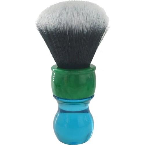 Dscosmetic 26mm tuxedo synthetic hair shaving brush with resin handle