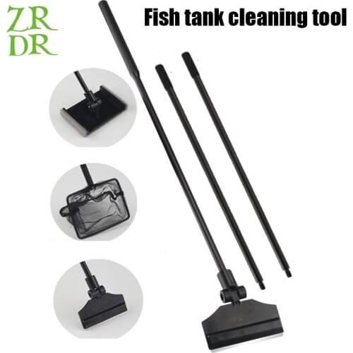 ZRDR aluminum alloy aquarium fish tank algae scraper blade aquatic aquatic plants grass cleaning multifunctional cleaning tool