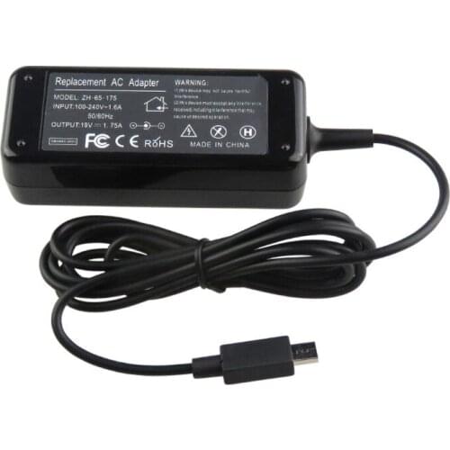 Replacement for Laptop Charger asus vivobook e200 e202 e202s e202sa e205sa e200h e200ha f205ta eeebook x205 x205t x205ta