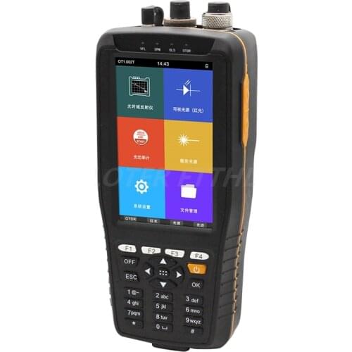 TM290 OTDR 1310 1550nm 20 22DB With VFL OPM OLS Touch Screen OTDR Optical Time Domain Reflectometer OTDR de fibra optica