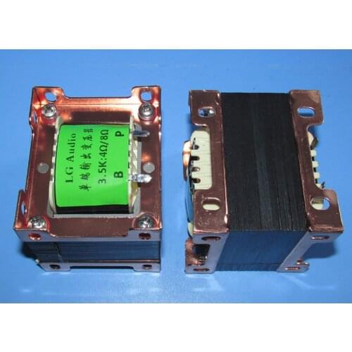 FU50 6P3P EL34 3.5K / 4Ω 8Ω amplifier single-ended output transformer, Z11 material EI66 iron core, 38Hz-70KHz -3db
