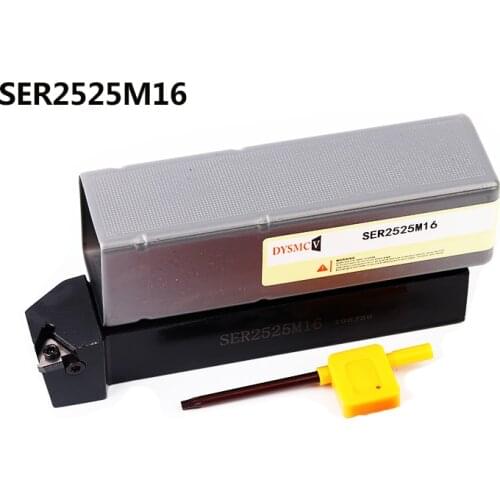 1pc High Quality SER2525M16 SEL2525M16 SER2525M22 SEL2525M22 CNC Lathe Machine Cutter External Thread Turning tool Holder