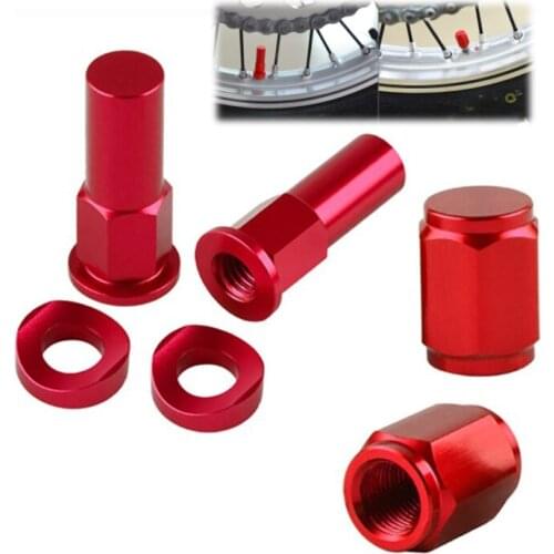 1 SET Motocross Rim Lock Nut Kit For Husqvarna TE FE TC FC 125 250 350 450 Yamaha KTM Honda Suzuki YZ YZF WR CRF RMZ 250 450