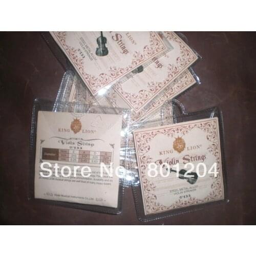 1set of Steel Metal Alloy Violin Strings V133 violin parts and accessories 4/4
