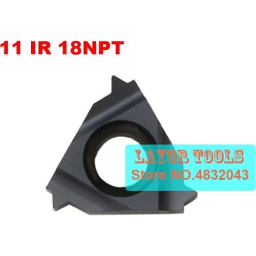 10pcs 11 IR 18NPT ,Indexable Tungsten Carbide Threading Lathe Inserts for Threaded Lathe Holder,suit SNR0008K08 OR SNR0007K08