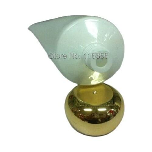 120ml white soft or mildy wash or butter or handcream tube with gold lid
