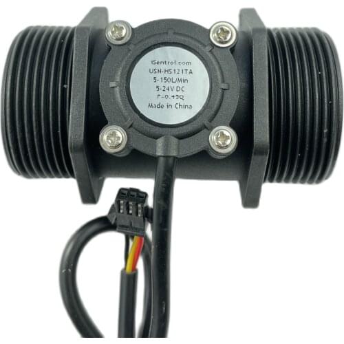 5pcs a lot G1-1/2 DN40mm Hall Water Flow Sensor USN-HS121TA 5-200L/min 1.5 inch big size agricultural measurement