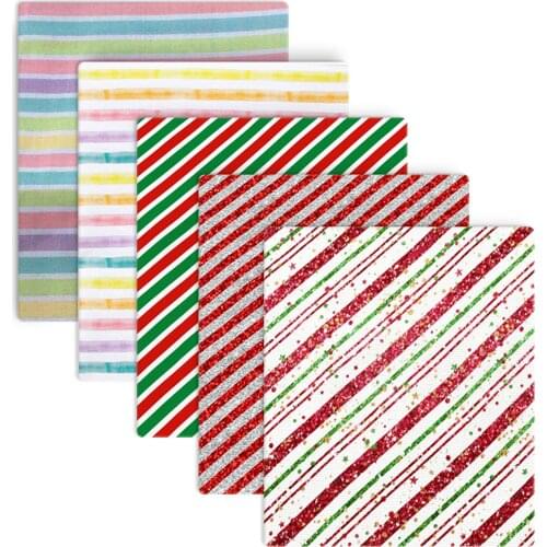 50*145cm Patchwork Christmas Stripe Printed Polyester Cotton fabric for Tissue Kids Sewing Quilting Fabrics Needlework,c13863