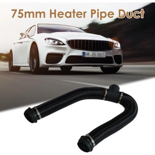 75MM Parking Air Heater Heating Pipe Catheter Warm Air Ducting Pipe Heater Ducting Vent Outlet Pipe Hose Clip Y Ducting Pipe