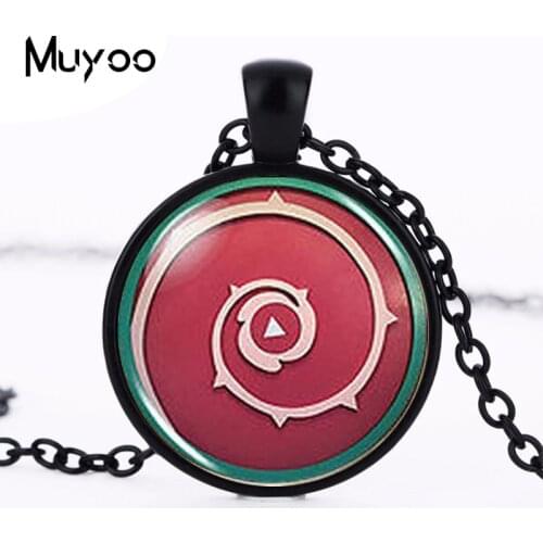 Animax Steven Universe Shield Cabochon Mens 1pcslot Handmade Fashion Necklace Round Pendant steampunk Jewelry women chain HZ1