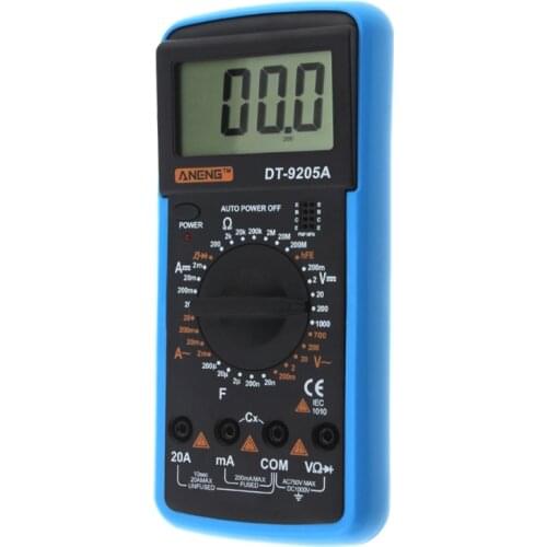DT-9205A LCD Digital Multimeter Electric Handheld Tester Meter AC DC 'lirunzu