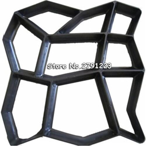 Path Maker Mold Reusable Concrete Cement Stone Design Paver Walk Mould DIY Reusable Concrete Brick Mold