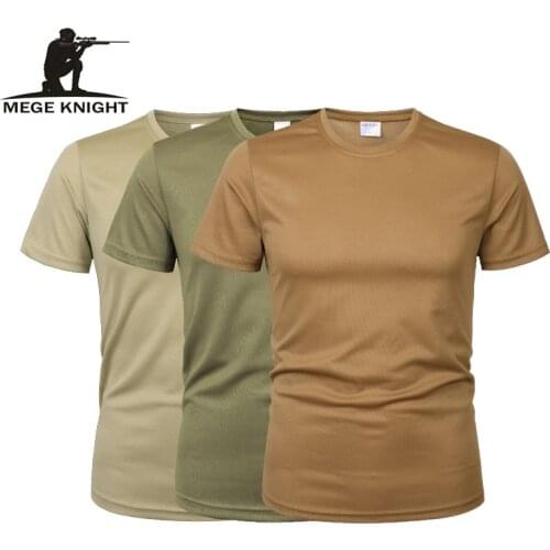 MEGE 3 Pcs/2 Pcs Men Camouflage Tactical T Shirt Army Military ShortSleeve O-neck Quick-Drying gym T Shirts Casual Oversized 4XL