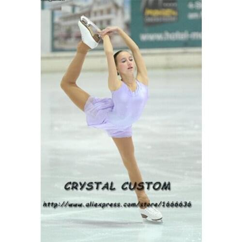 Hot Sales Ice Figure Skating Dresses Fashion New Brand Competition Girls Figure Skating Dresses Crystal DR3679
