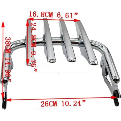 Motorcycle For Harley Touring Street Glide Special FLHXS 2014 - 2019 Motorcycle Detachable Luggage Rack