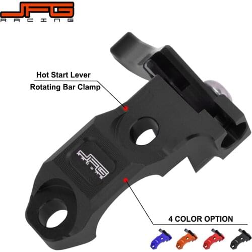Motorcycle Rotating Bar Clamp Hot Start Lever For KAWASAKI KX65 KX85 KX100 KX125 KX250 KX500 KX250F KX450F KLX250 KLX400 KDX200